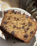 Gourmet banana-walnut-chocolate chip bread (roughly 3 pound loaf)