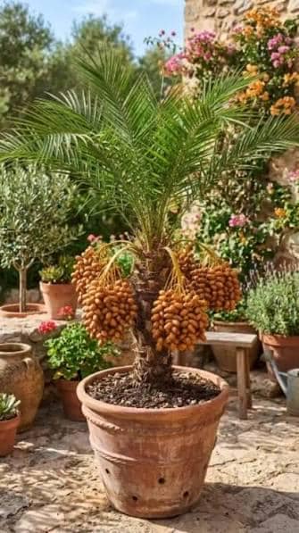 Medjool date palm seeds (Phoenix dactylifera medjool)