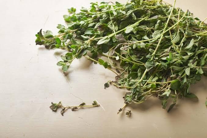 Herb essential FIVE PACK - Freshly picked Genovese basil, oregano, rosemary, savory sage & garden thyme sprigs (5 pint bags)